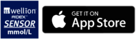 SEnsor Apple App Store mmol:  (© )